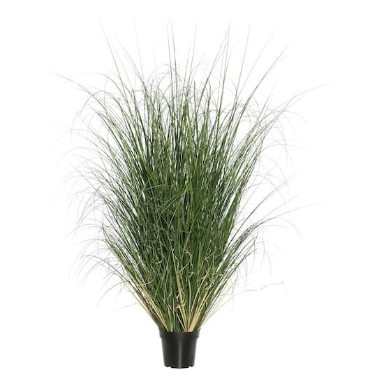 Artificial Potted Green Curled Grass By Vickerman | 60" | Michaels®